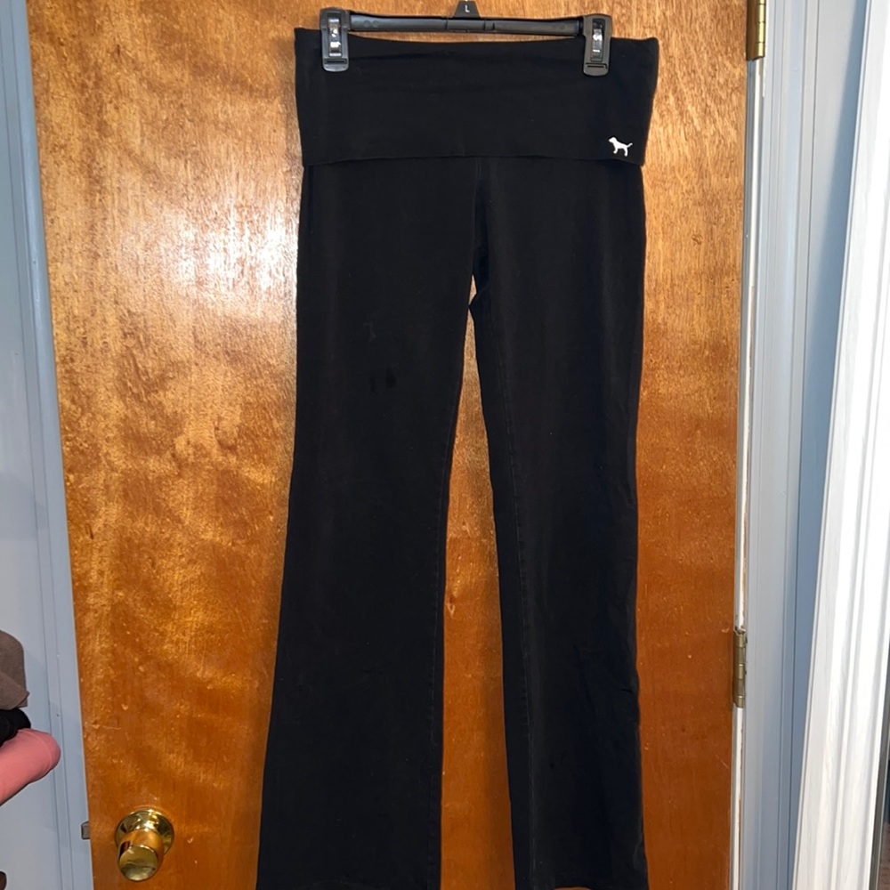 PINK black yoga pants